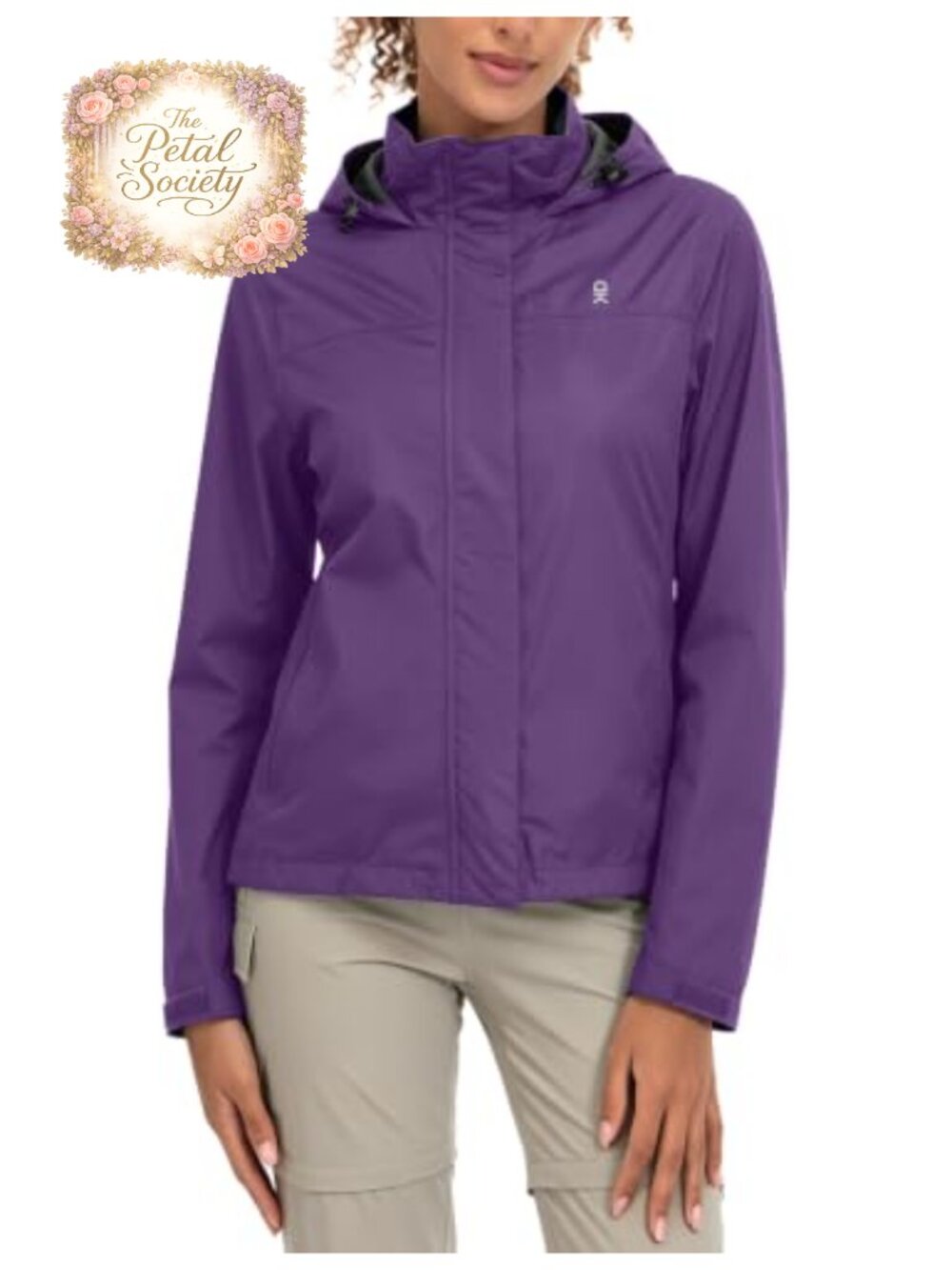 Waterproof Rain Jacket Windproof Hiking Outdoor Raincoat